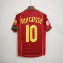 Koszulka Piłkarska Portugalia Euro 2004 Home Retro, Ronaldo, Nuno Gomes, Rui Costa Koszulka Piłkarska Portugalia Euro 2004 Home Retro, Ronaldo, Nuno Gomes, Rui Costa