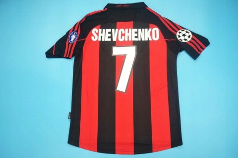 Koszulka Piłkarska AC Milan 2000/2001 Retro Koszulka Piłkarska AC Milan 2000/2001 Retro