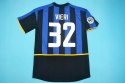 Koszulka Piłkarska Inter Mediolan 2002/2003 Home Retro, Vieri, Crespo Koszulka Piłkarska Inter Mediolan 2002/2003 Home Retro, Vieri, Crespo