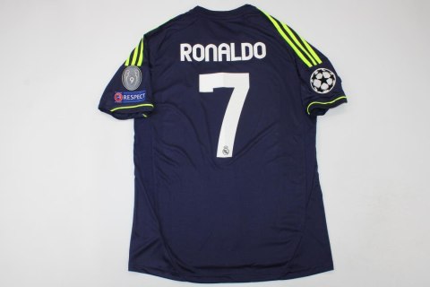 Koszulka Piłkarska Real Madryt 2012/2013 Granatowa Retro, Ronaldo Koszulka Piłkarska Real Madryt 2012/2013 Granatowa Retro, Ronaldo