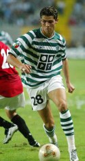 Koszulka Piłkarska Sporting Lizbona 2002/2003 Home Retro Koszulka Piłkarska Sporting Lizbona 2002/2003 Home Retro
