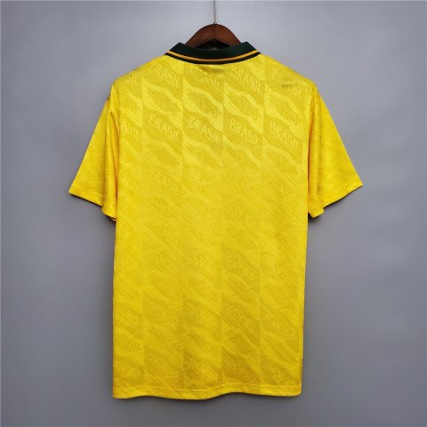 Koszulka Piłkarska Brazylia 1992 Home Retro, Romario, Bebeto Koszulka Piłkarska Brazylia 1992 Home Retro, Romario, Bebeto