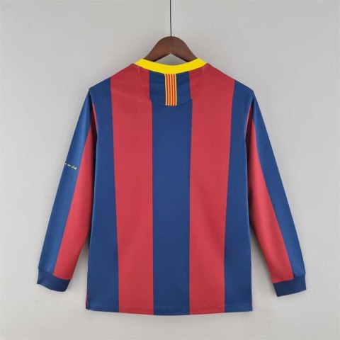 Koszulka Piłkarska FC Barcelona 2010/2011 Retro Długi Rękaw, Messi, Xavi, Iniesta Koszulka Piłkarska FC Barcelona 2010/2011 Retro Długi Rękaw, Messi, Xavi, Iniesta