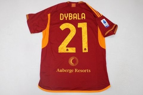 Koszulka Piłkarska AS Roma 2023/2024 Home, Lukaku, Dybala Koszulka Piłkarska AS Roma 2023/2024 Home, Lukaku, Dybala