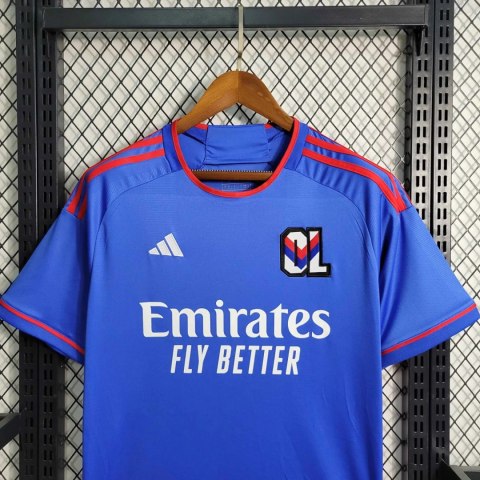 KOSZULKA OLYMPIQUE LYON 2023/2024 AWAY FAN KOSZULKA OLYMPIQUE LYON 2023/2024 AWAY FAN