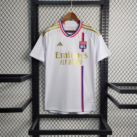 KOSZULKA OLYMPIQUE LYON 2023/2024 HOME FAN KOSZULKA OLYMPIQUE LYON 2023/2024 HOME FAN