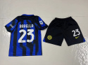 Komplet Dziecięcy Strój Piłkarski Inter Mediolan Home 2023/2024, Lautaro, Barella Komplet Dziecięcy Strój Piłkarski Inter Mediolan Home 2023/2024, Lautaro, Barella