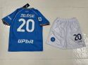 Piłkarski Komplet Strój Dziecięcy SSC Napoli 2023/2024, Zieliński, Osimhen Piłkarski Komplet Strój Dziecięcy SSC Napoli 2023/2024, Zieliński, Osimhen