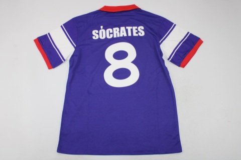 Koszulka Piłkarska AC Fiorentina 1982/1983 Home Retro, Socrates Koszulka Piłkarska AC Fiorentina 1982/1983 Home Retro, Socrates