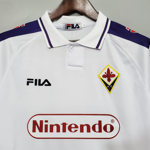 Koszulka Piłkarska AC Fiorentina 1998/1999 Away Retro Koszulka Piłkarska AC Fiorentina 1998/1999 Away Retro