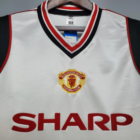 Koszulka Piłkarska Manchester United 1985/1986 Away Retro,Hughes,Robson Koszulka Piłkarska Manchester United 1985/1986 Away Retro,Hughes,Robson