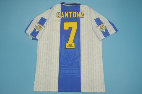 Koszulka Piłkarska Manchester United 1994/1996 Away Retro, Cantona, Beckham, Giggs Koszulka Piłkarska Manchester United 1994/1996 Away Retro, Cantona, Beckham, Giggs
