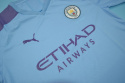 Koszulka Manchester City 2019/2020 Home Retro Koszulka Manchester City 2019/2020 Home Retro