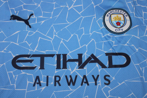 Koszulka Manchester City 2020/2021 Home Retro Koszulka Manchester City 2020/2021 Home Retro