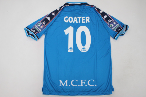 Koszulka Piłkarska Manchester City 1998/1999 Home Retro Koszulka Piłkarska Manchester City 1998/1999 Home Retro