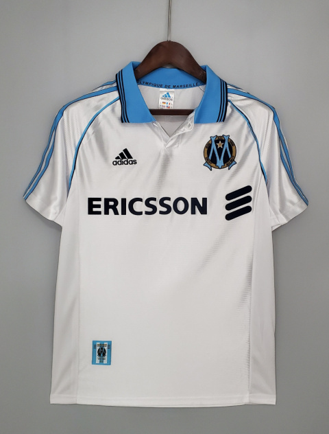 Koszulka Olympique Marsylia 1998/1999 Home Retro Koszulka Olympique Marsylia 1998/1999 Home Retro