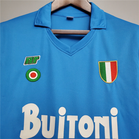 Koszulka Piłkarska SSC Napoli 1987/1988 Home Retro, Maradona Koszulka Piłkarska SSC Napoli 1987/1988 Home Retro, Maradona