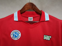 Koszulka Piłkarska SSC Napoli 1988/1989 Away Red Retro, Maradona Koszulka Piłkarska SSC Napoli 1988/1989 Away Red Retro, Maradona