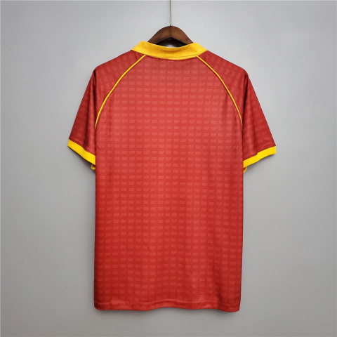 Koszulka Piłkarska AS Roma 1990/1991 Home Retro, Voller Koszulka Piłkarska AS Roma 1990/1991 Home Retro, Voller