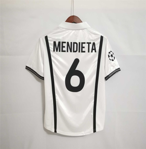 Koszulka Piłkarska Valencia CF 2000/2001 Home Retro, Mendieta, Claudio Lopez Koszulka Piłkarska Valencia CF 2000/2001 Home Retro, Mendieta, Claudio Lopez