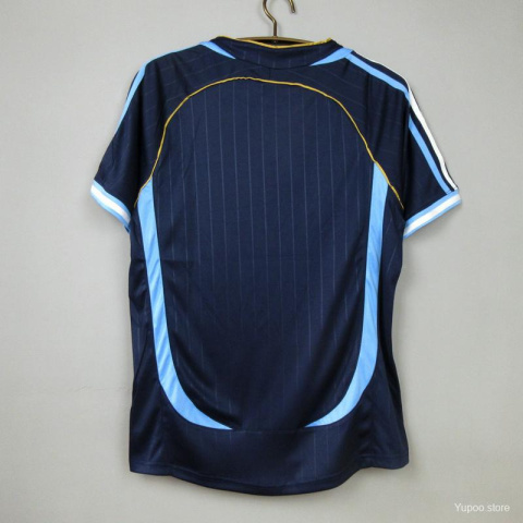 Koszulka Piłkarska Argentyna MŚ 2006 Away Retro,MESSI Koszulka Piłkarska Argentyna MŚ 2006 Away Retro,MESSI