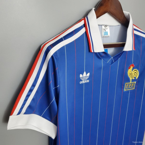 Koszulka Piłkarska Francja1982 Home RETRO, PLATINI Koszulka Piłkarska Francja1982 Home RETRO, PLATINI