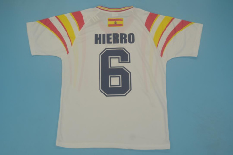 Koszulka Piłkarska HISZPANIA 1996 RETRO Away Koszulka Piłkarska HISZPANIA 1996 RETRO Away