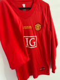 Koszulka Piłkarska Manchester United UCL Final 2008 Retro Dł Rękaw Koszulka Piłkarska Manchester United UCL Final 2008 Retro Dł Rękaw