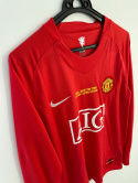 Koszulka Piłkarska Manchester United UCL Final 2008 Retro Dł Rękaw Koszulka Piłkarska Manchester United UCL Final 2008 Retro Dł Rękaw
