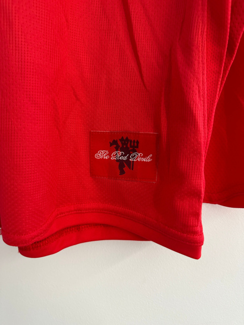 Koszulka Piłkarska Manchester United UCL Final 2008 Retro Dł Rękaw Koszulka Piłkarska Manchester United UCL Final 2008 Retro Dł Rękaw