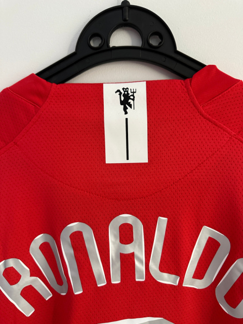 Koszulka Piłkarska Manchester United UCL Final 2008 Retro Dł Rękaw Koszulka Piłkarska Manchester United UCL Final 2008 Retro Dł Rękaw