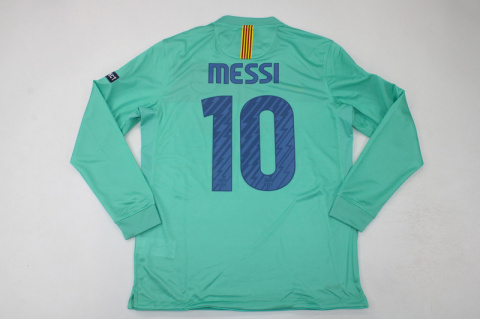 Koszulka Piłkarska FC Barcelona 2010/2011 Away Retro Długi Rękaw, Messi, Xavi Koszulka Piłkarska FC Barcelona 2010/2011 Away Retro Długi Rękaw, Messi, Xavi