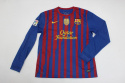 Koszulka Piłkarska FC Barcelona 2011/2012 Home Retro Długi Rękaw, Messi, Iniesta, Xavi Koszulka Piłkarska FC Barcelona 2011/2012 Home Retro Długi Rękaw, Messi, Iniesta, Xavi