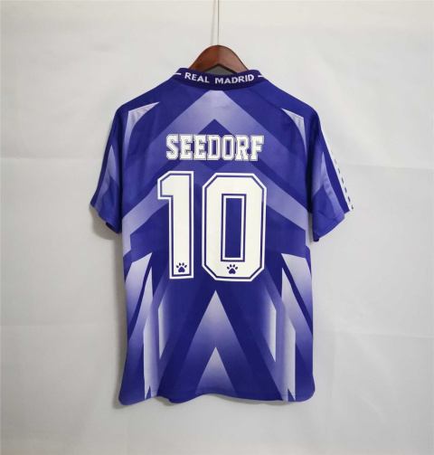 Koszulka Real Madryt 1996/1997 Away Retro, ROBERTO CARLOS, SEEDORF, RAUL,REAL MADRYT koszulki piłkarskie, soccer jersey Koszulka Real Madryt 1996/1997 Away Retro, ROBERTO CARLOS, SEEDORF, RAUL,REAL MADRYT koszulki piłkarskie, soccer jersey