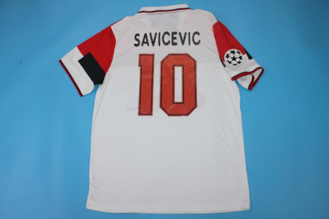 Koszulka Piłkarska AC Milan 1994/1995 Away Retro Koszulka Piłkarska AC Milan 1994/1995 Away Retro