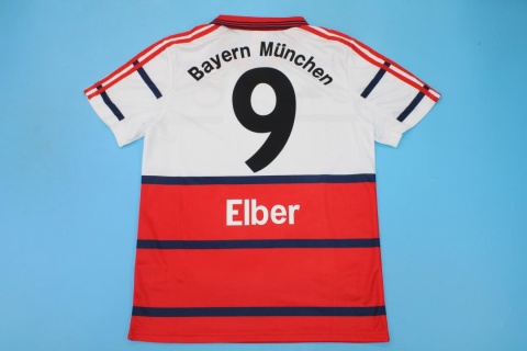 Koszulka Piłkarska Bayern Monachium 1999/2000 Away Retro, Elber, Scholl, Matthaus Koszulka Piłkarska Bayern Monachium 1999/2000 Away Retro, Elber, Scholl, Matthaus