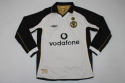 Koszulka Piłkarska Manchester United 2000/2001 Centenary White Retro Koszulka Piłkarska Manchester United 2000/2001 Centenary White Retro