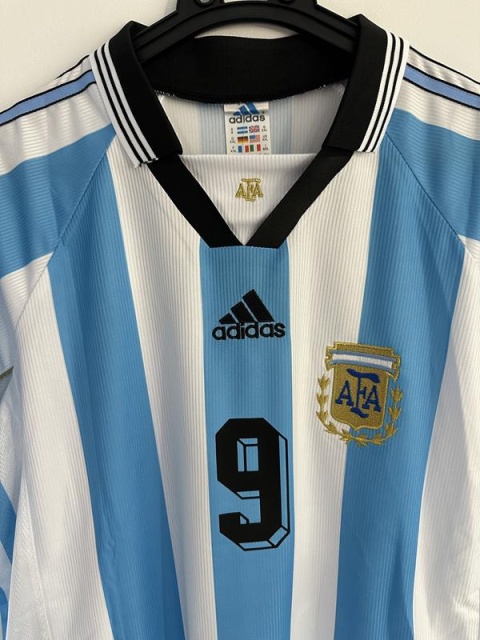 KOSZULKA PIŁKARSKA ARGENTYNA 1998 RETRO KOSZULKA PIŁKARSKA ARGENTYNA 1998 RETRO