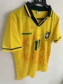 Koszulka Piłkarska Brazylia 1994 MŚ Home Retro, #11 Romario Koszulka Piłkarska Brazylia 1994 MŚ Home Retro, #11 Romario
