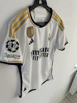 Koszulka Piłkarska Real Madryt 2023/2024 Home Meczowa/Player, Bellingham, Vini Jr