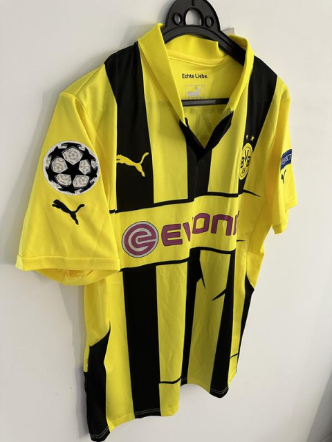 Koszulka Piłkarska Borussia Dortmund 2012/2013 Home Retro, Lewandowski, Błaszczykowski, Piszczek Koszulka Piłkarska Borussia Dortmund 2012/2013 Home Retro, Lewandowski, Błaszczykowski, Piszczek
