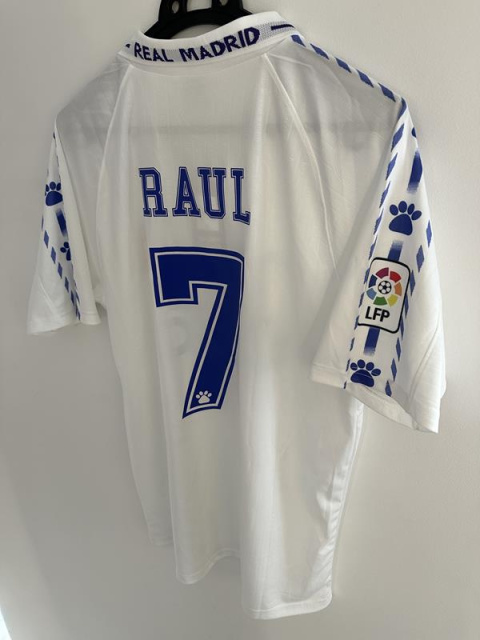 Koszulka Real Madryt 1996/1997 Home Retro, ROBERTO CARLOS, SEEDORF, RAUL,REAL MADRYT koszulki piłkarskie, soccer jersey Koszulka Real Madryt 1996/1997 Home Retro, ROBERTO CARLOS, SEEDORF, RAUL,REAL MADRYT koszulki piłkarskie, soccer jersey