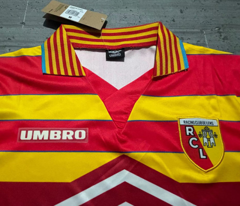 Koszulka Piłkarska RC Lens 1997/1998 Retro Koszulka Piłkarska RC Lens 1997/1998 Retro