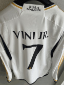 Koszulka Piłkarska Real Madryt 2023/2024 Home Fan Długi Rękaw, Bellingham, Vini Jr Koszulka Piłkarska Real Madryt 2023/2024 Home Fan Długi Rękaw, Bellingham, Vini Jr