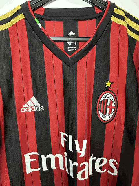 Koszulka Piłkarska AC Milan 2013/2014 Retro Koszulka Piłkarska AC Milan 2013/2014 Retro
