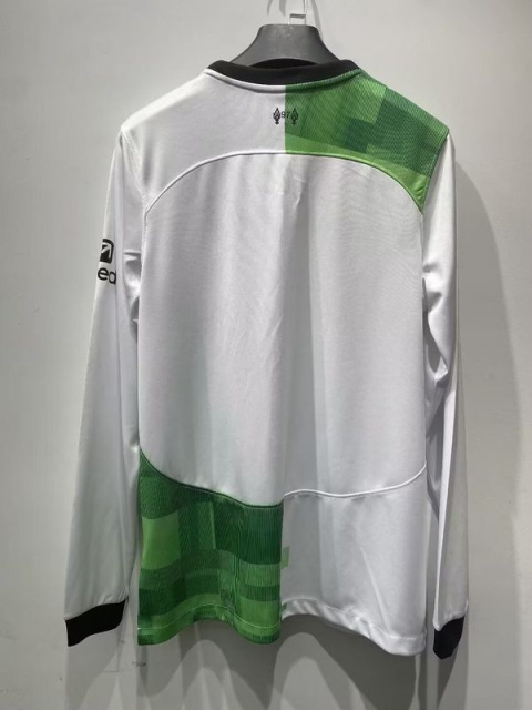 Koszulka Piłkarska LIVERPOOL AWAY FC 2023/2024 FAN Długi Rękaw Koszulka Piłkarska LIVERPOOL AWAY FC 2023/2024 FAN Długi Rękaw