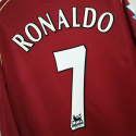 Koszulka Piłkarska Manchester United 2006/2007 Retro Długi Rękaw