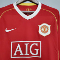 Koszulka Piłkarska Manchester United 2006/2007 Retro Długi Rękaw