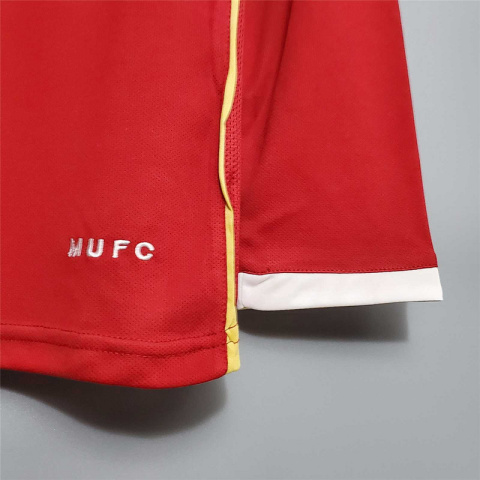 Koszulka Piłkarska Manchester United 2006/2007 Retro Długi Rękaw Koszulka Piłkarska Manchester United 2006/2007 Retro Długi Rękaw
