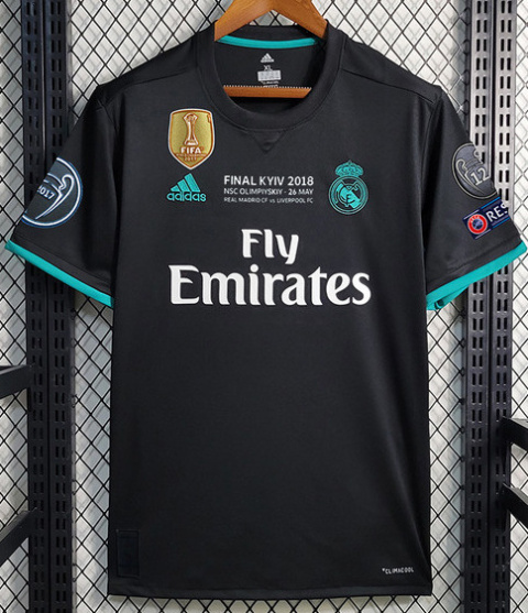 Koszulka Piłkarska Real Madryt 2017/2018 Superpuchar Finał Retro Koszulka Piłkarska Real Madryt 2017/2018 Superpuchar Finał Retro